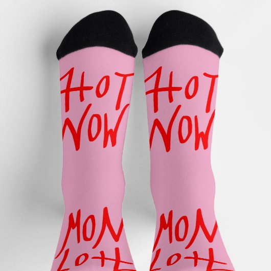 JETZT HEISS PINK SOCKEN (Oben)