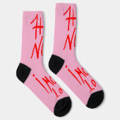 JETZT HEISS PINK SOCKEN (Rechts)