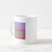 Jetzt hier sein kaffeetasse (Vorderseite Links)
