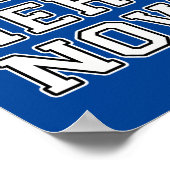 Jetzt hier sein poster (Ecke)