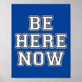 Jetzt hier sein poster (Vorne)