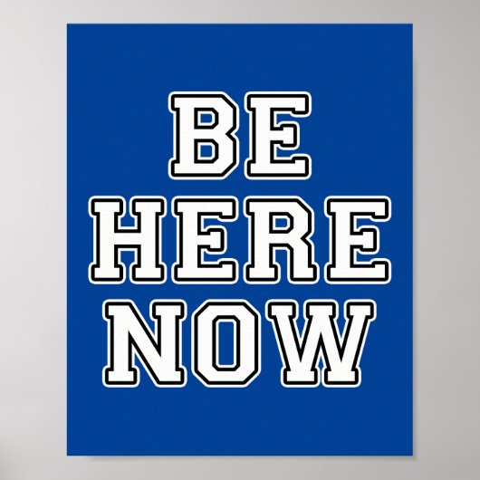 Jetzt hier sein poster (Vorne)