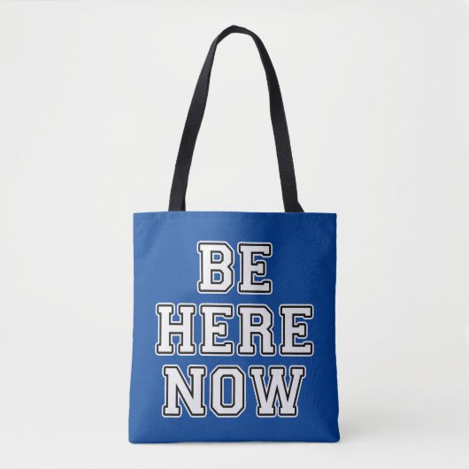 Jetzt hier sein tasche (Vorderseite)
