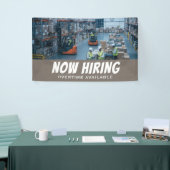 JETZT HIRING Overtime Available Banner - Custom (Messeveranstaltung)