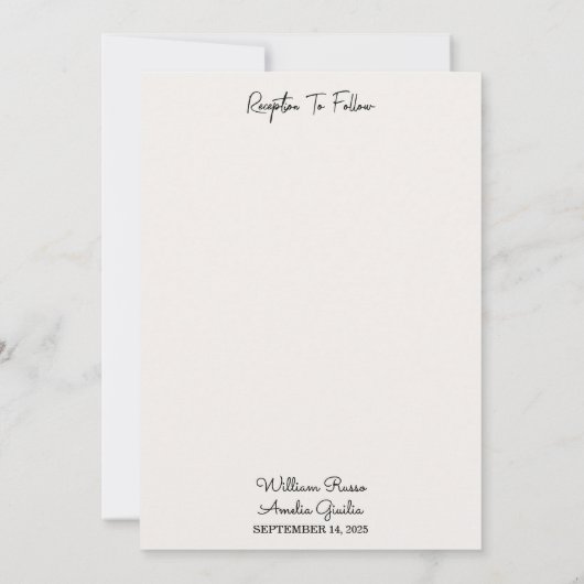 Jetzt Holzbaumwald Rustikale Baumfarm Arch Hochzei Einladung (Rückseite)