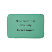 Jetzt hören Sie das - Badematte (Vorderseite)