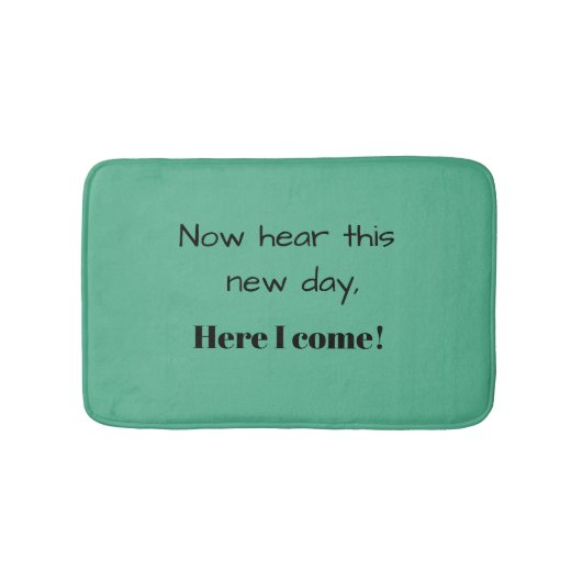 Jetzt hören Sie das - Badematte (Vorderseite)