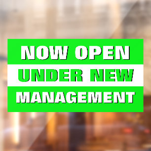 Jetzt im Rahmen des neuen Managements für kleine U Fensteraufkleber