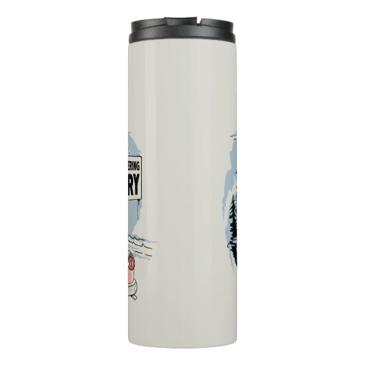 Jetzt in Derry einsteigen Thermosbecher (Rückseite)