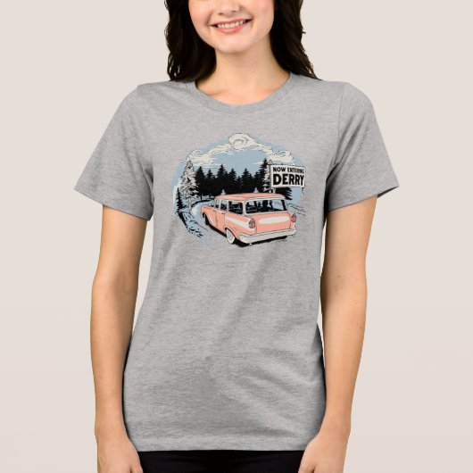 Jetzt in Derry einsteigen Tri-Blend Shirt (Vorderseite)