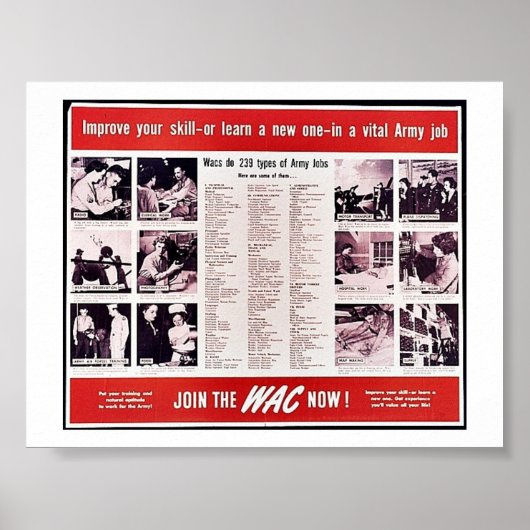 Jetzt in The Wac! Poster (Vorne)