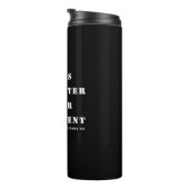 "Jetzt ist der Winter unserer Unzufriedenheit" Ric Thermosbecher (Nach rechts gedreht)