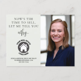 Jetzt ist die Zeit, Echtzeit-Anwesen-Marketing zu  Postkarte