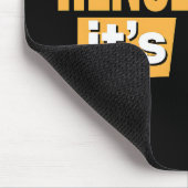Jetzt ist es Dr. Doktorand Doktorat Doktortitel Mousepad (Ecke)