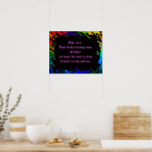 Jetzt ist Vertrauen sicher Poster (Küche)