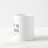 Jetzt jetzt, trinkt Mama Kaffeetasse (Mittel)