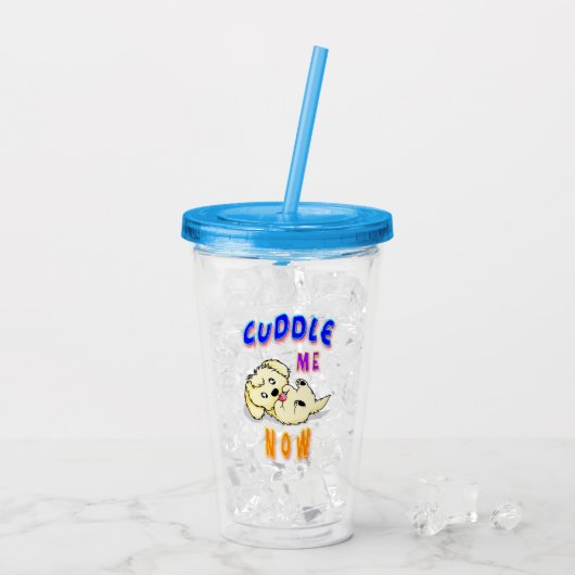 Jetzt knuddeln acryltrinkbecher (Rückseite Ice)