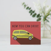 Jetzt können Sie fahren - Postkarte (Stehend Vorderseite)