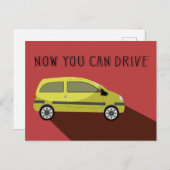 Jetzt können Sie fahren - Postkarte (Vorne/Hinten)
