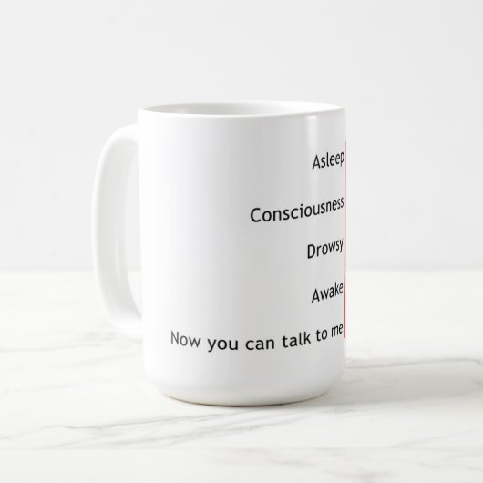 Jetzt können Sie mit mir reden Kaffeetasse (Vorderseite Links)