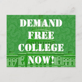 Jetzt kostenlose Uni verlangen Postkarte