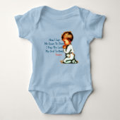 Jetzt lasse ich mich hinab zum Kinderbeten. Baby Strampler (Vorderseite)