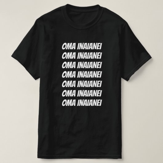 jetzt laufen in Maori - oma inaianei T-Shirt (Design vorne)