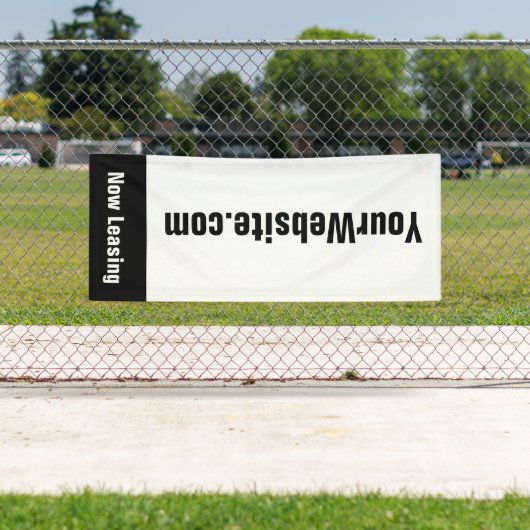 Jetzt Leasing Apartment Website Schwarz und Weiß Banner (Insitu)