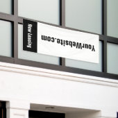 Jetzt Leasing Apartment Website Schwarz und Weiß Banner (Äußeres Gebäude)