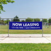 Jetzt Leasing Blue and White Apartment Miete Telef Banner (InSitu)