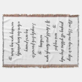 Jetzt lege ich mich ins Bett Decke (Vorderseite)