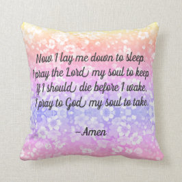 Jetzt lege ich mich niederlegen Gebetsküppel im Sc Kissen