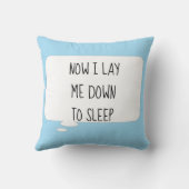 Jetzt lehne ich mich hinab zum Schlafkissen Kissen (Rückseite)