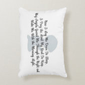 "Jetzt lehre ich mich hinunter zum Schlaf" AKZENT  Dekokissen (Vorderseite(Vertikal))