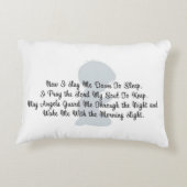"Jetzt lehre ich mich hinunter zum Schlaf" AKZENT  Dekokissen (Rückseite)