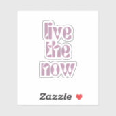 Jetzt live aufkleber (Blatt)