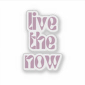 Jetzt live aufkleber (Vorderseite)