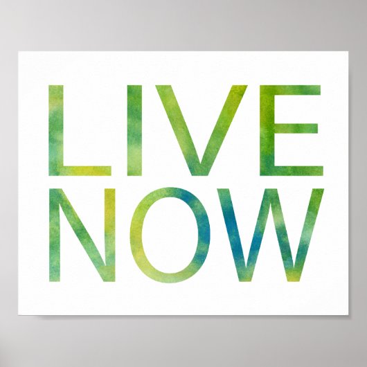 Jetzt live poster (Vorne)