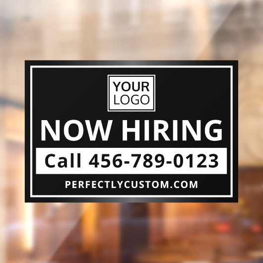 Jetzt Logo-URL mieten dunkel Fensteraufkleber (Blatt 2)