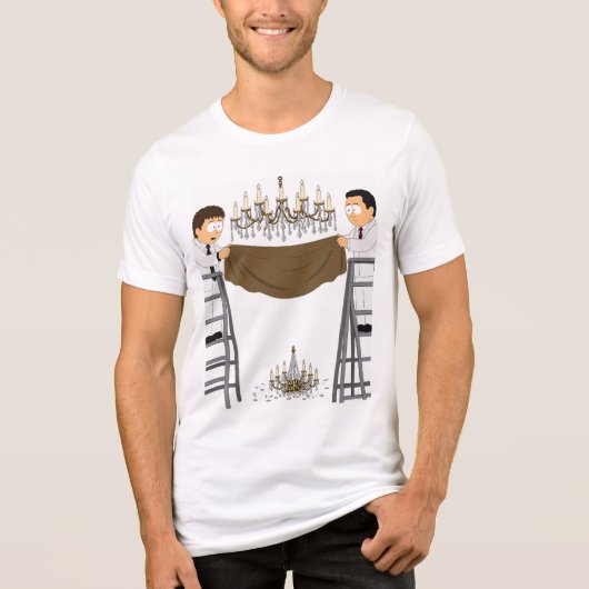 "Jetzt mach dich auf was gefasst" Tri-Blend Shirt (Vorderseite)