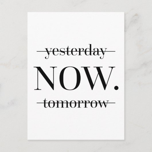 JETZT Motivierend Angebot Postkarte (Vorderseite)