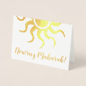 Jetzt Mubarak! Goldfolie Folienkarte (Vorderseite)