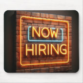 Jetzt Neon Sign für Bridge einstellen Mousepad (Vorne)