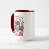Jetzt nicht, Santa, ich lese gerade Tasse (Vorderseite Links)