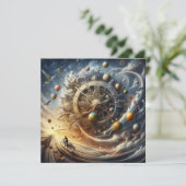 JETZT nicht später Karte (Stehend Vorderseite)