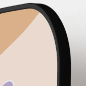 Jetzt oder nie | Mit Monogramm inspirierendes Zita Pickleball Schläger (Linke Seite)