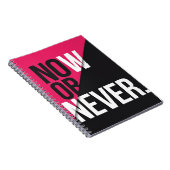 Jetzt oder nie notizblock (Rechte Seite)