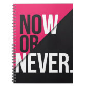 Jetzt oder nie notizblock (Vorderseite)