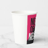 Jetzt oder nie" pappbecher (Rechts)