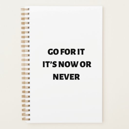 Jetzt oder nie! planer (Vorderseite)